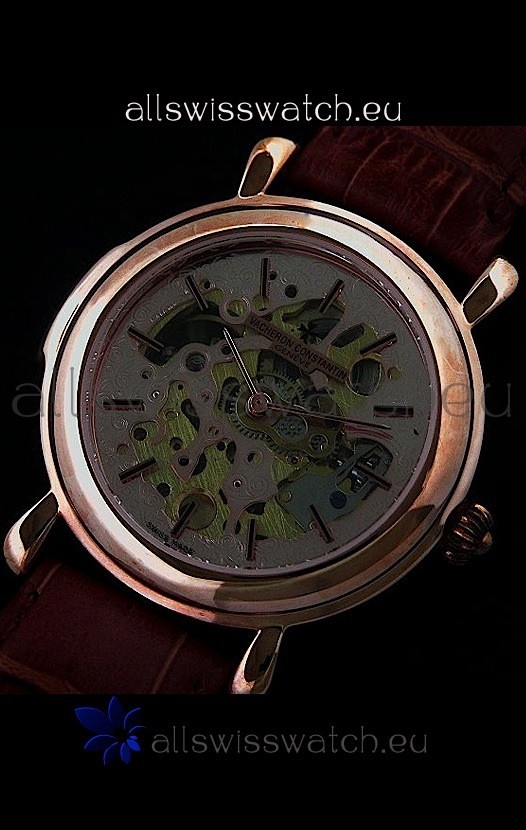 IMG_9081 Vacheron Constantin Cabinotiers Quartz in Rose Gold Replica 8