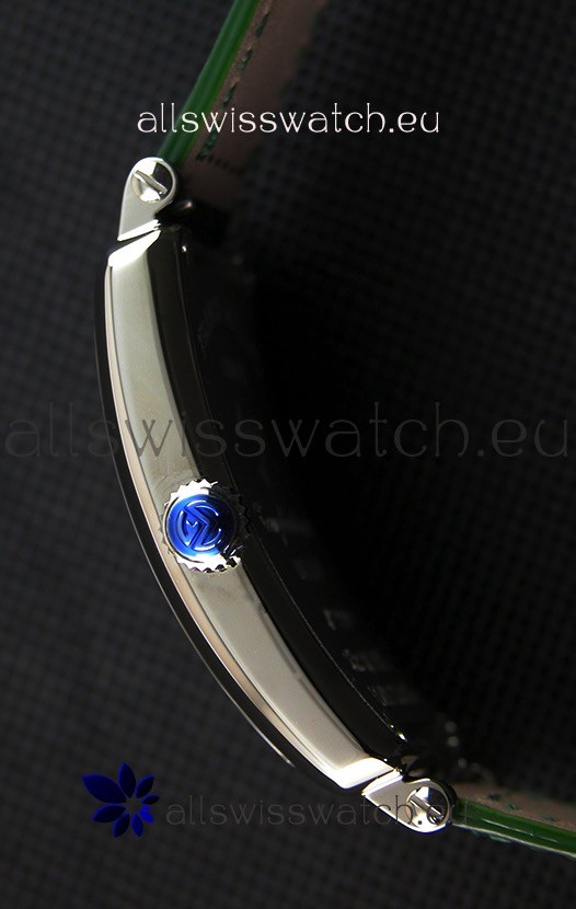 IMG_9081 Franck Muller Long Island Ladies in Quartz Movement Green Strap Replica 8