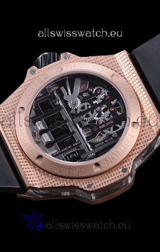 IMG_9081 Hublot Big Bang MP-11 Power Reserve 3D Gold Carbon Replica 8