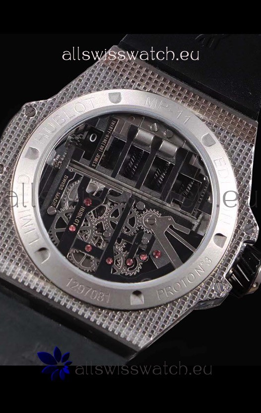 IMG_9081 Hublot Big Bang MP-11 Power Reserve 3D Steel Carbon Replica 8