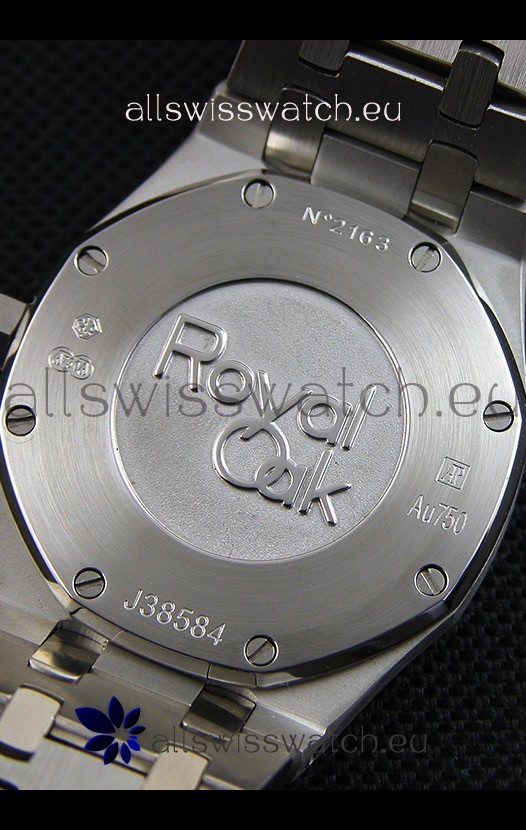 Audemars Piguet Royal Oak Frosted White Gold QUARTZ Black Dial 33MM - 1:1 Mirror Replica 8