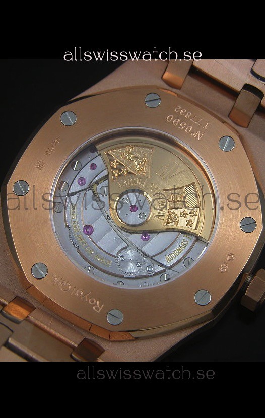 IMG_9081 Audemars Piguet Royal Oak 42MM in Rose Gold - Ultimate 1:1 3120 Movement Replica 8