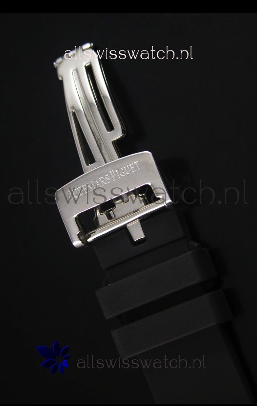 IMG_9081 Audemars Piguet Royal Oak Chronograph in Stainless Steel Case Black Dial Replica 8