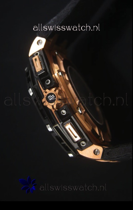 IMG_9081 Audemars Piguet Royal Oak Offshore Grand Prix Rose Gold Ultimate 1:1 3126 Movement Replica 8
