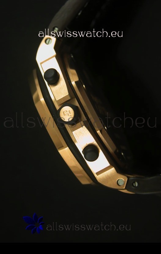 IMG_9081 Audemars Piguet Royal Oak Offshore Pink Gold 1:1 Mirror Ultimate Edition Replica 8