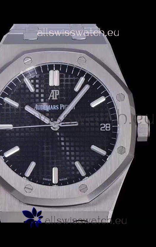IMG_9081 Audemars Piguet Royal Oak 41MM Blue Dial 904L Steel - 1:1 Mirror Replica 8