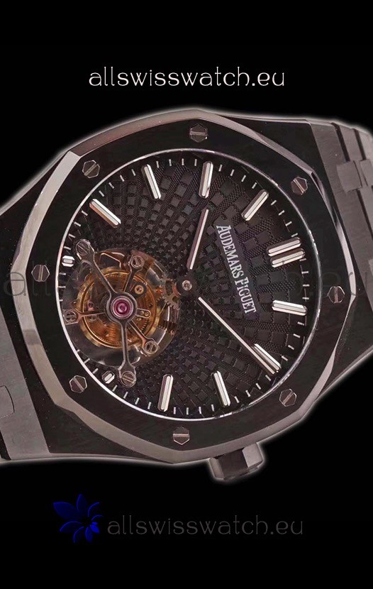 Audemars Piguet Royal Oak Tourbillon 41mm Extra-Thin Ceramic Casing Replica 8
