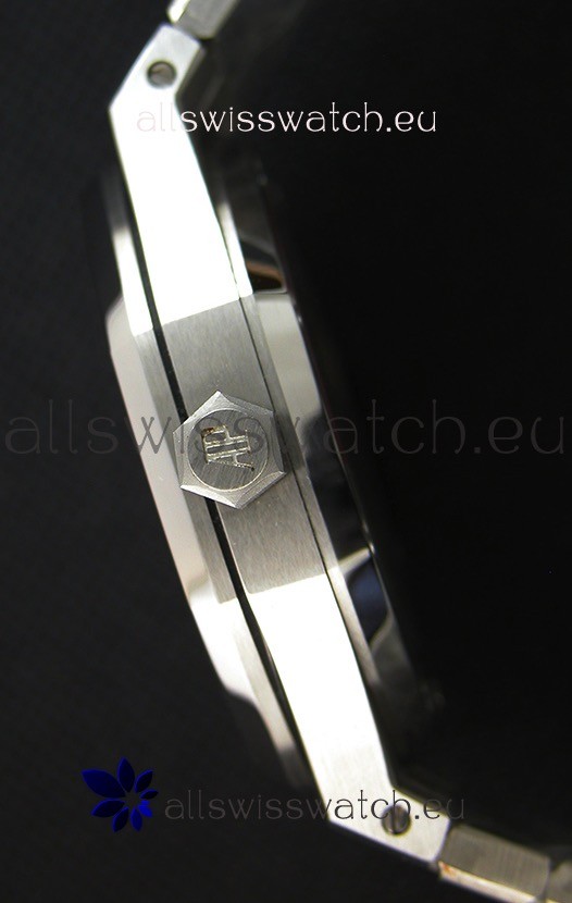 IMG_9081 Audemars Piguet Royal Oak 41MM Silver Dial Steel Strap - 1:1 Mirror Ultimate Edition Replica 8