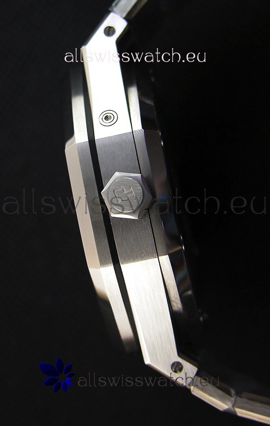 IMG_9081 Audemars Piguet Royal Oak Dual Timein White Dial Replica 8