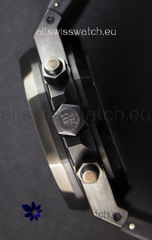 IMG_9081 Audemars Piguet Royal Oak Chronograph Black Dial Replica 8