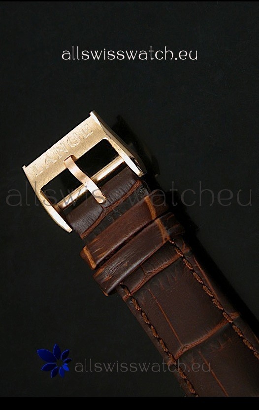 IMG_9081 A.Lange & Sohne Reguliert Manual Handwind in Pink Gold Case Replica 8