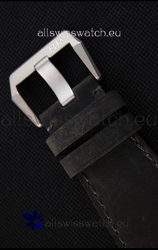 IMG_9081 Bell & Ross BR03-92 Horolum Grey Dial Leather Strap1:1 Mirror Replica 8
