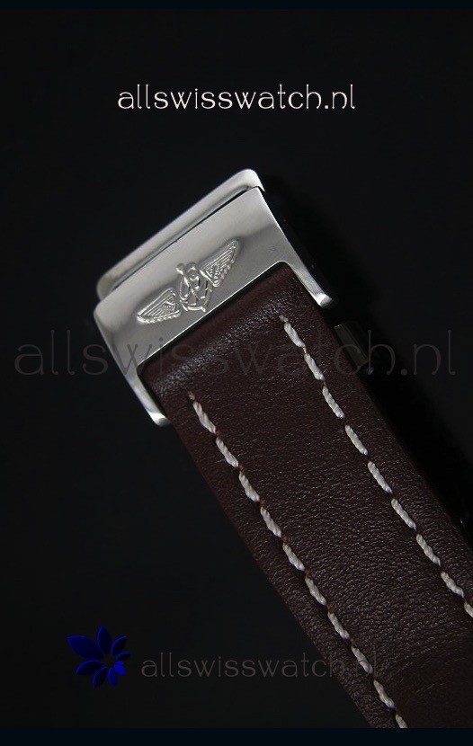IMG_9081 Breitling Navitimer 01 Brown Dial Steel Case 1:1 Mirror Replica 8