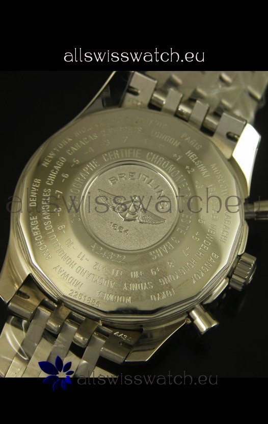 IMG_9081 Breitling Navitimer World GMT - 1:1 Mirror Ultimate Edition Blue Dial Replica 8