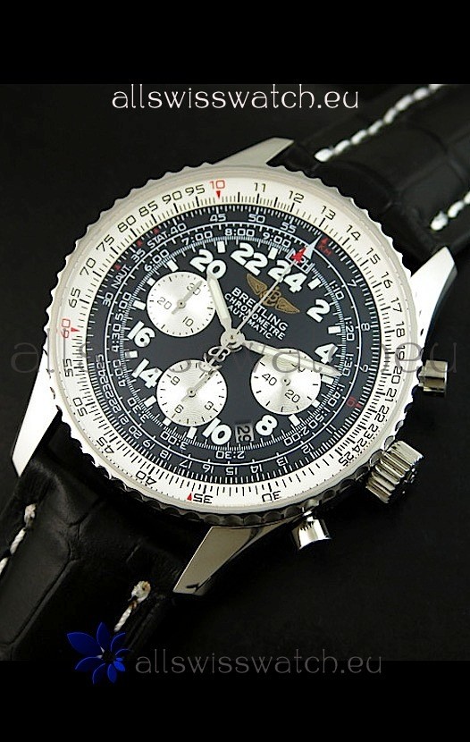 IMG_9081 Breitling Navitimer Cosmonautein Black Dial - MIRROR Replica 8