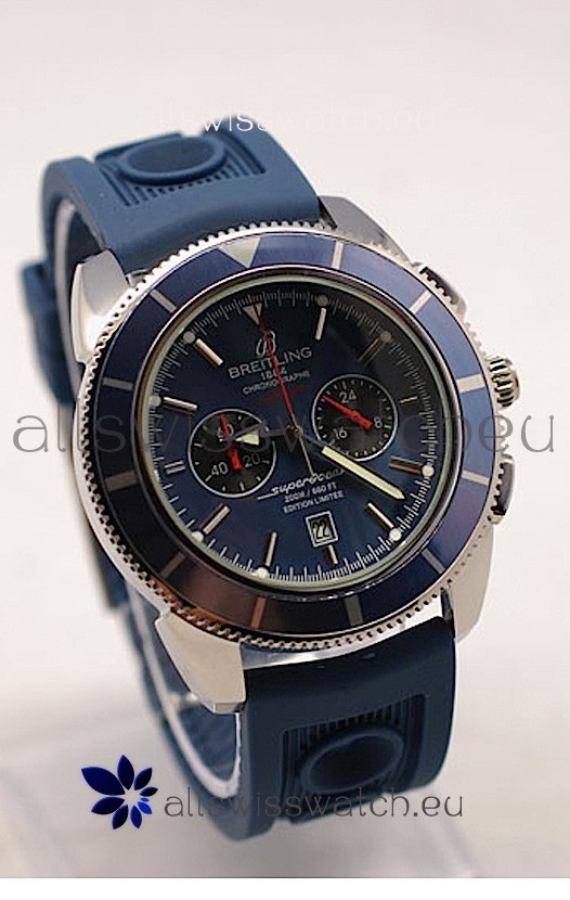 IMG_9081 Breitling SuperOcean Heritage- Rubber Strap Replica 8