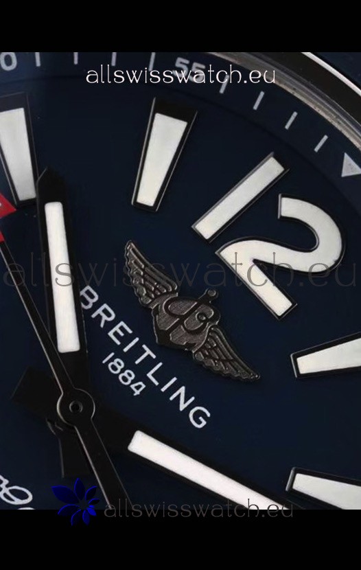 IMG_9081 Breitling Superocean Automatic 44 Steel - Navy Blue Dial 1:1 Mirror Replica 8
