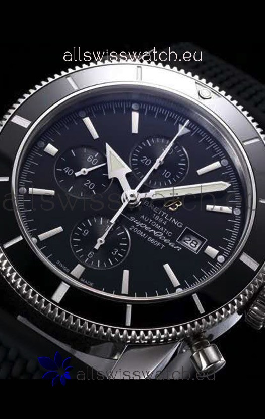 IMG_9081 Breitling SuperOcean Heritage II 44MM Black Dial Replica 8