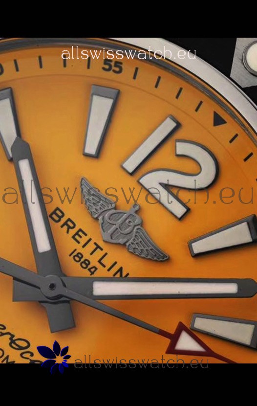 IMG_9081 Breitling Superocean Automatic 44 Steel - Yellow Dial 1:1 Mirror Replica 8