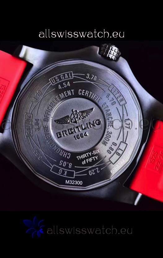 IMG_9081 Breitling Chronometre GMT Carbon Dial with Rubber Strap 1:1 Mirror Replica 8