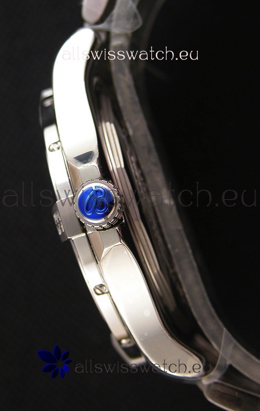 IMG_9081 Breitling Avenger II GMTin Black Dial Steel Strap 1:1 Mirror Version Replica 8
