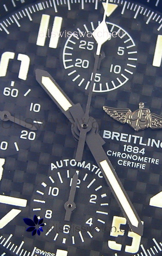 IMG_9081 Breitling Avenger Titanium CaseCarbon Dial 1:1 Mirror Replica 8
