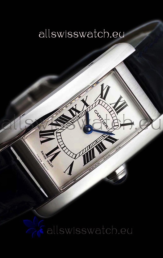 IMG_9081 Cartier Tank Americaine Ladies Quartz 1:1 Mirror Replica 8