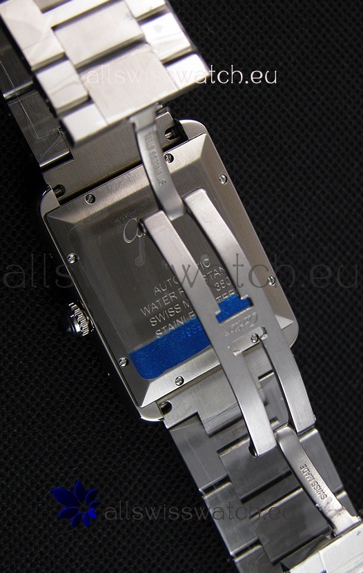 IMG_9081 Cartier Tank Solo Automatic in Leather Strap 31MM Wide Replica 8