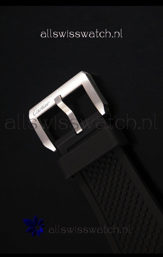 IMG_9081 Calibre De Cartier 42MM White Dial Steel Case - 1:1 Mirror Replica 8
