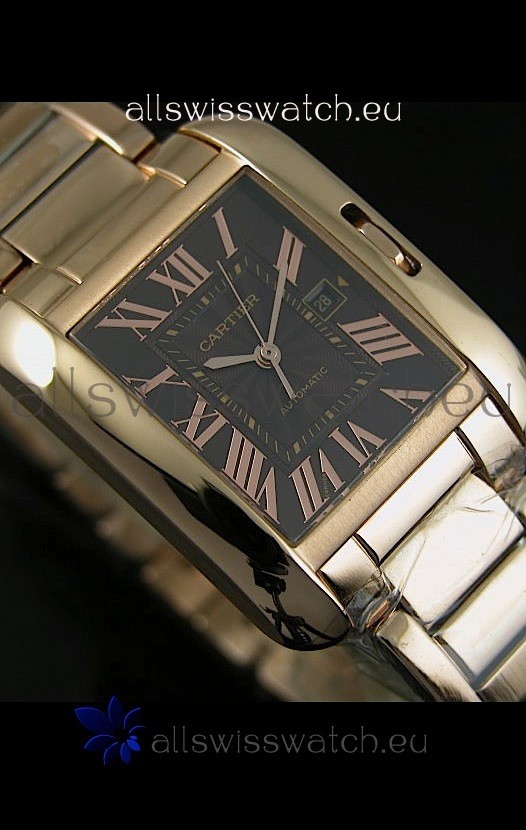 IMG_9081 Cartier Tank Anglaise Mid Sized Pink Gold - 1:1 Mirror Replica 8
