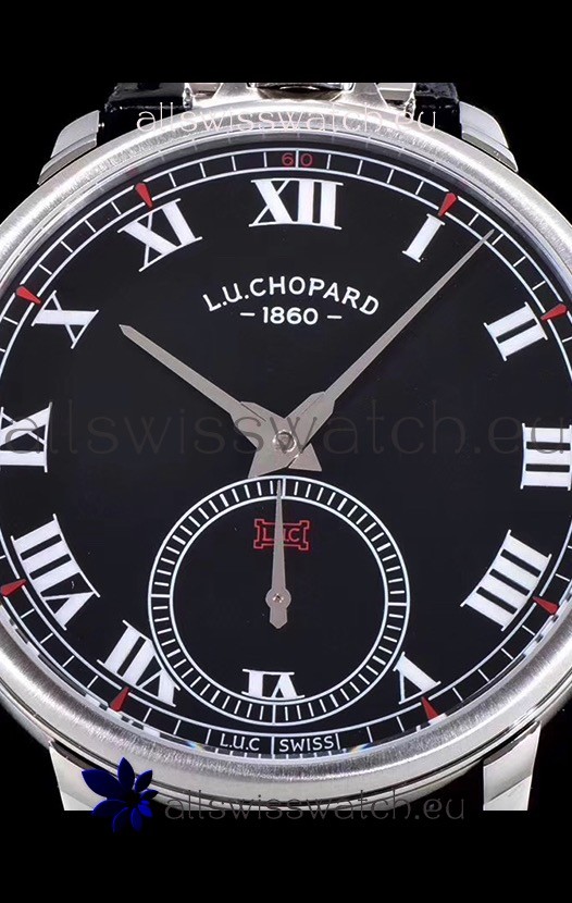 IMG_9081 Chopard Louis-Ulysse The Tribute Stainless Steel Black Dial Replica 8