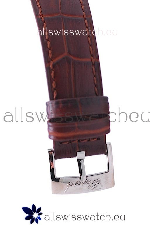 IMG_9081 Chopard Happy Sport Star Shaped Diamonds in Brown Strap Replica 8