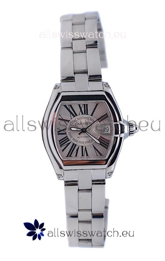 IMG_9081 Cartier Roadster Ladies in Silver Dial Replica 8