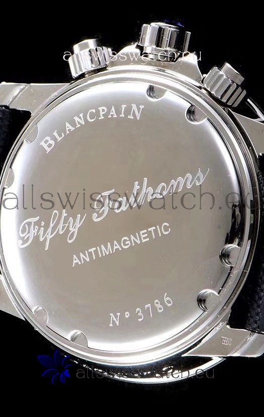 IMG_9081 Blancpain Blancpain Fifty Fathoms Chronograph Flyback Black 1:1 Mirror Replica 8