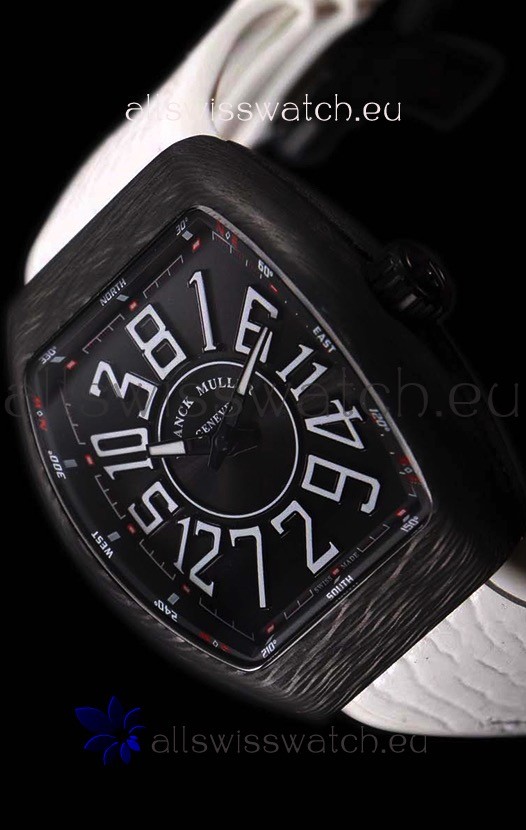 IMG_9081 Franck Muller Vanguard Carbon Casing Black Indexes Replica 8