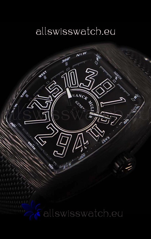 IMG_9081 Franck Muller Vanguard Carbon Casing Black Indexes Replica 8