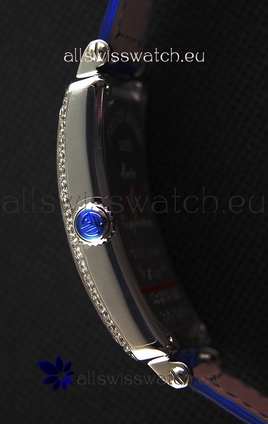 IMG_9081 Franck Muller Long Island Color Dreams Ladies- Blue Strap Replica 8