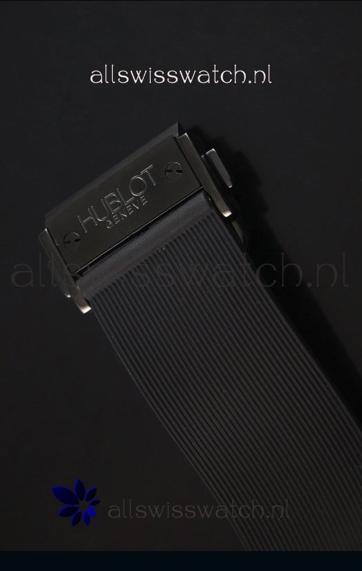 IMG_9081 Hublot Big Bang Carbon Dial Diamonds Studded PVD Case Replica 8