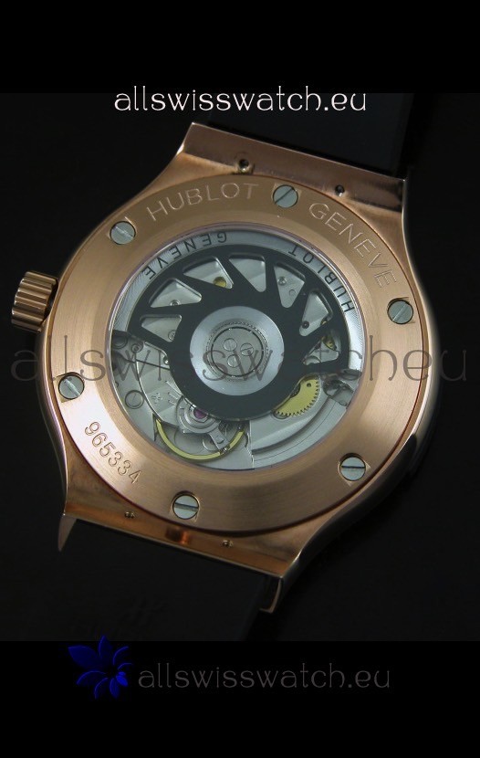 Hublot Classic Fusion 39MM Rose Gold Diamonds Case Replica 8