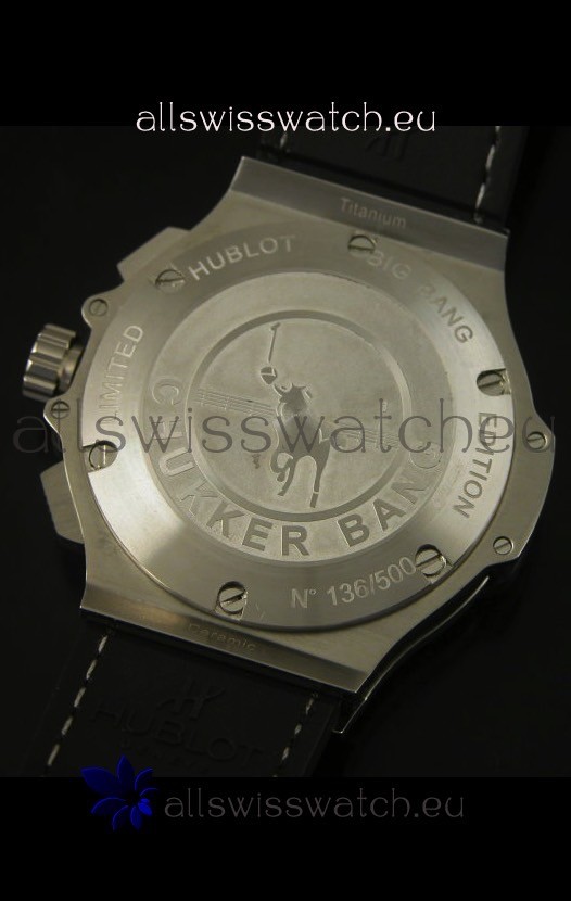 IMG_9081 Hublot Big Bang Stainless Ceramic Bezel Quartz 45MM Replica 8