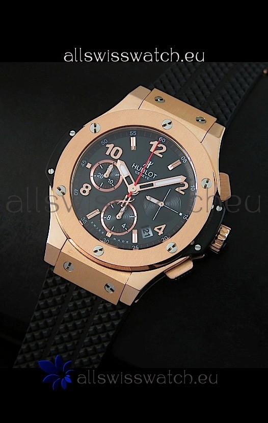 IMG_9081 Hublot Big Bang Pink Gold Casing 40MM - 1:1 Mirror Replica 8