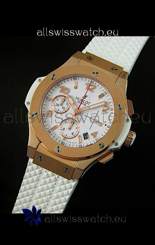 Hublot Big Bang Pink Gold Casing 40MM - 1:1 Mirror Replica 8