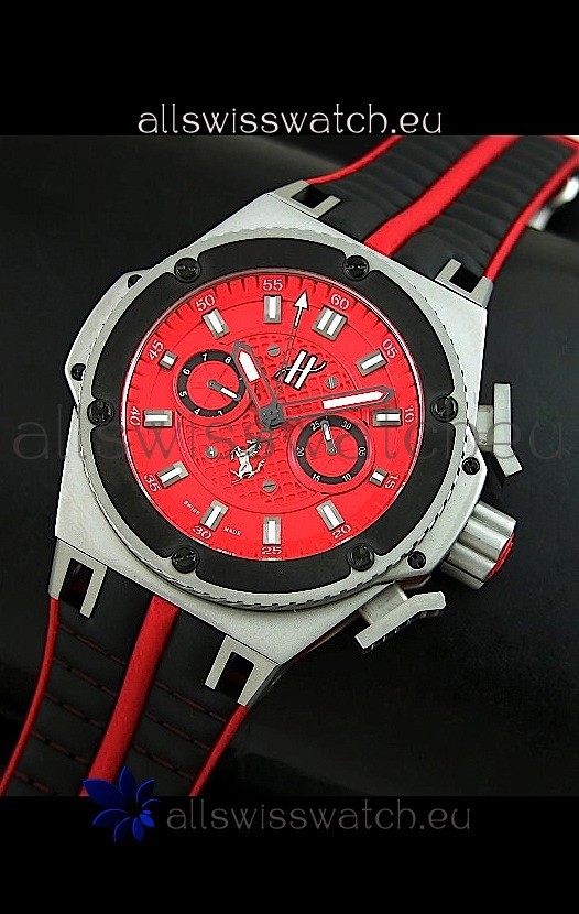 IMG_9081 Hublot King Power Ferrari Edition- Black Strap Replica 8