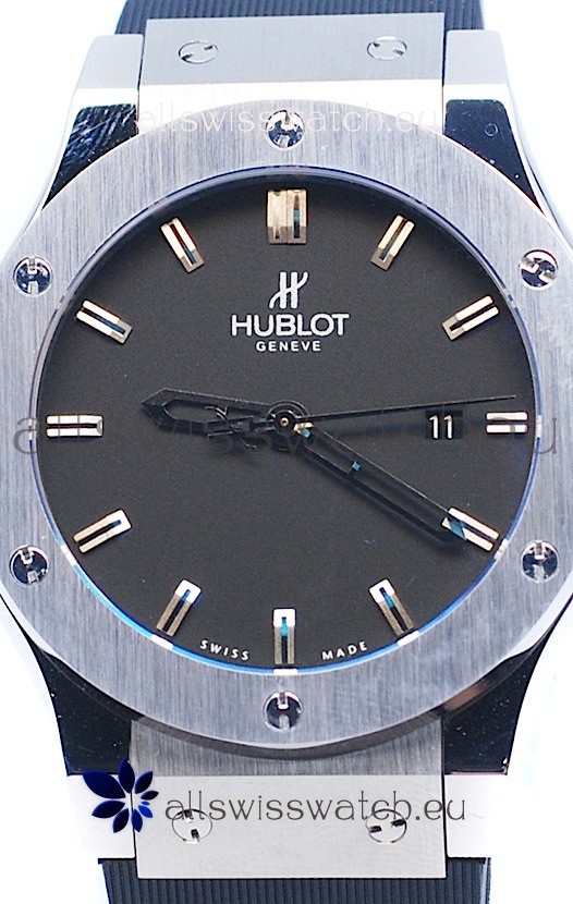 IMG_9081 Hublot Classic Fusion Silver in Steel Case Replica 8