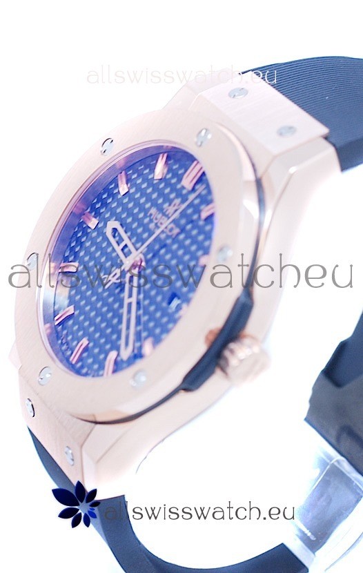 IMG_9081 Hublot Classic Fusion Rose Gold Carbon Dial Replica 8