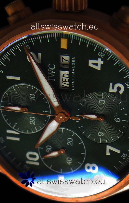 IWC Pilot's Chronograph Spitfire Broze Case - 1:1 Mirror Replica 8