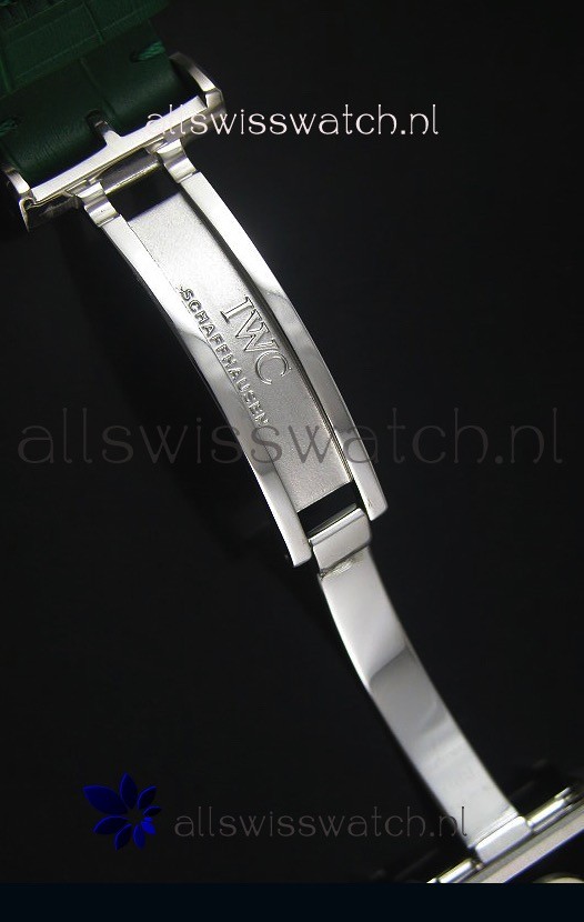IMG_9081 IWC Portugieser 1:1 Mirror Green Dial Steel Case Replica 8