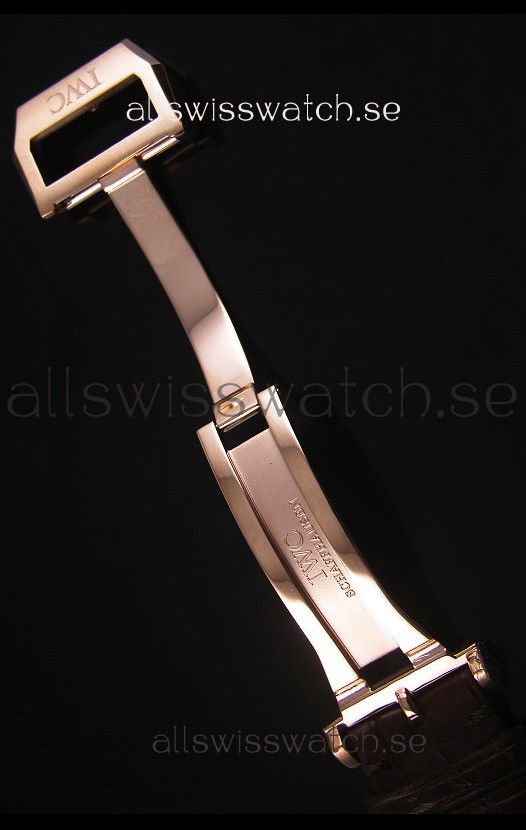 IMG_9081 IWC Portugieser Tourbillon Rose Gold in White Dial Replica 8