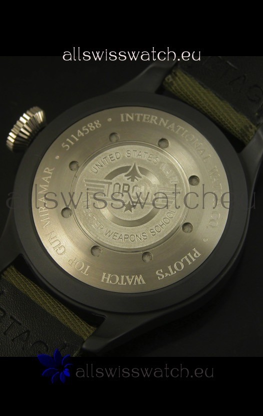 IMG_9081 IWC Big Pilot Top Gun Miramar Ceramic Case - 1:1 Mirror Replica 8
