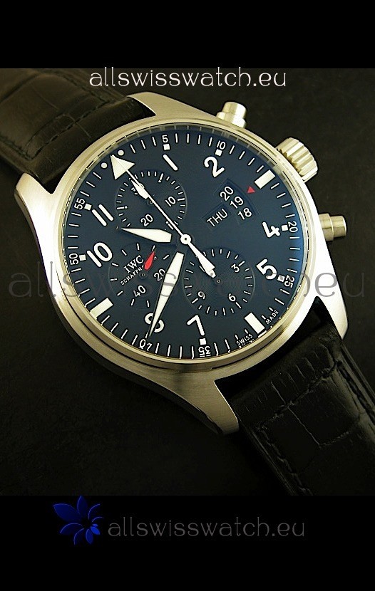 IMG_9081 IWC Fliegeruhr Chronograph - 1:1 Mirror Replica 8